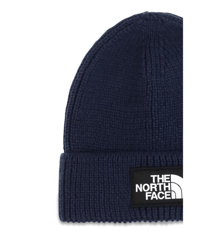 노스페이스 [해외직구][K68]THE NORTH FACE NF0A8CHE8K21 BLUE 남성 모자 버킷햇 비니 캡 Beanie with logo in knit 착용컷