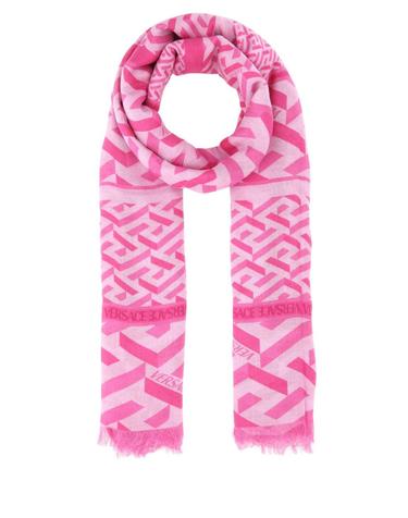[해외직구][X45]베르사체 10015991A06728 5P740 여성 스카프 목도리 머플러 Printed modal blend scarf