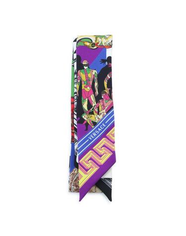 [해외직구][S27]베르사체 IBA00051A193995X910 여성 스카프 방도 케이프 머플러 MULTICOLOUR SILK SCARF