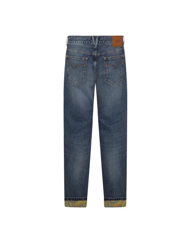 베르사체 [해외직구][Q11]베르사체 10180131A128861D800 남성 데님진 청바지 INDIGO BLUE COTTON JEANS 착용컷