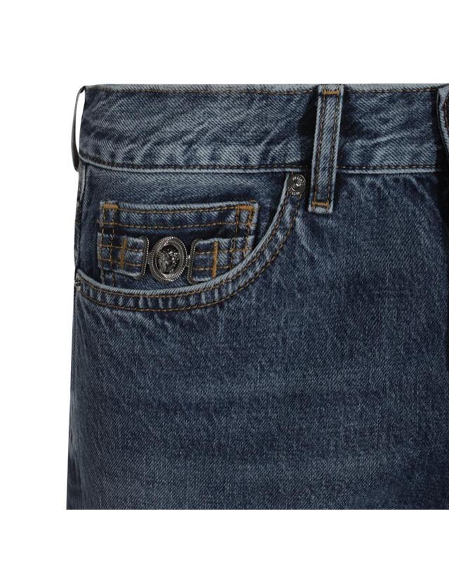 베르사체 [해외직구][Q11]베르사체 10180131A128861D800 남성 데님진 청바지 INDIGO BLUE COTTON JEANS 착용컷