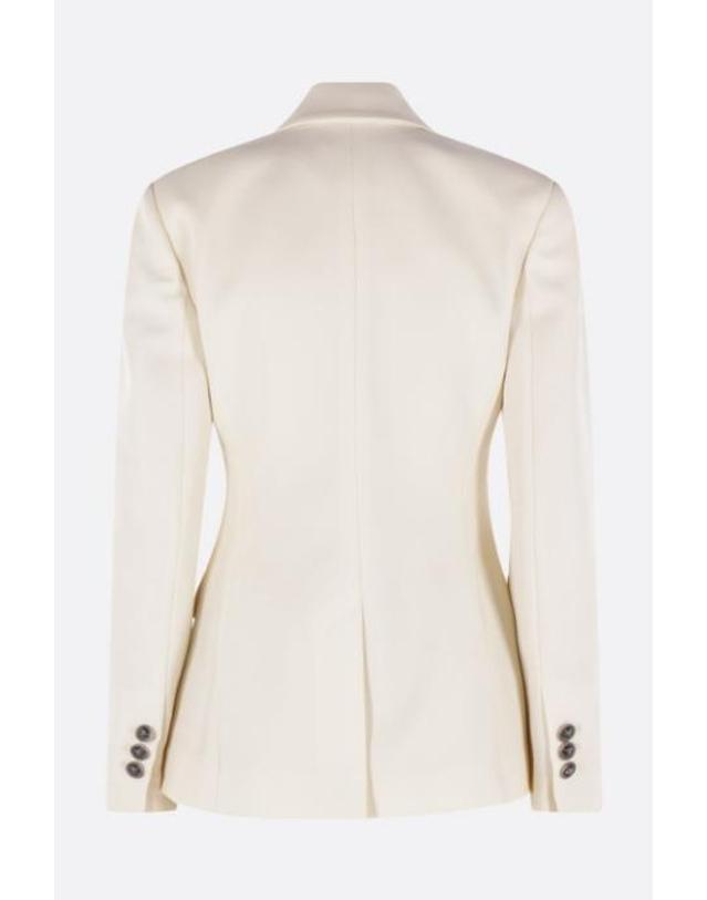 베르사체 [해외직구][E32]베르사체 10269221A183051W740 여성 블레이저자켓 VERSACE stretch wool blazer with emrboidery 착용컷
