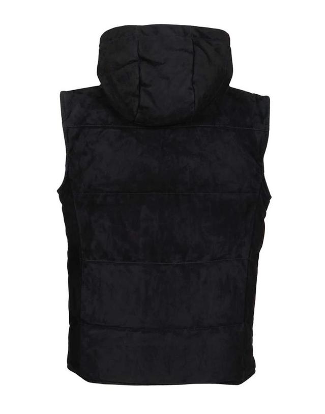 베르사체 [해외직구][A94]AL DUCA D AOSTA GILET CAPPUCCIOBLU 남성 베스트 질렛 조끼 AL DUCA D AOSTA AL DUCA D AOSTA Suede Hooded Vest 착용컷