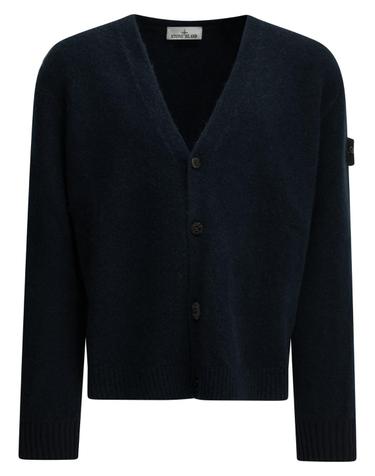 [해외직구][V90]스톤아일랜드 L2S155100046S0N22V0M20 남성 니트 스웨터 가디건 Alpaca blend cardigan with logo