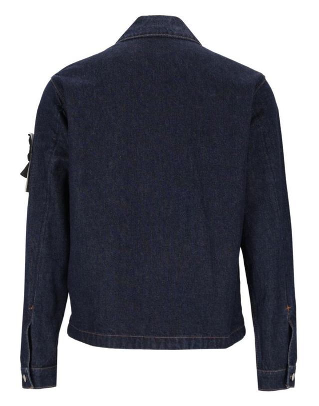 스톤아일랜드 [해외직구][A94]스톤아일랜드 L2S144100006S00J7VJ201 남성 자켓 STONE ISLAND STONE ISLAND Denim Jacket 착용컷