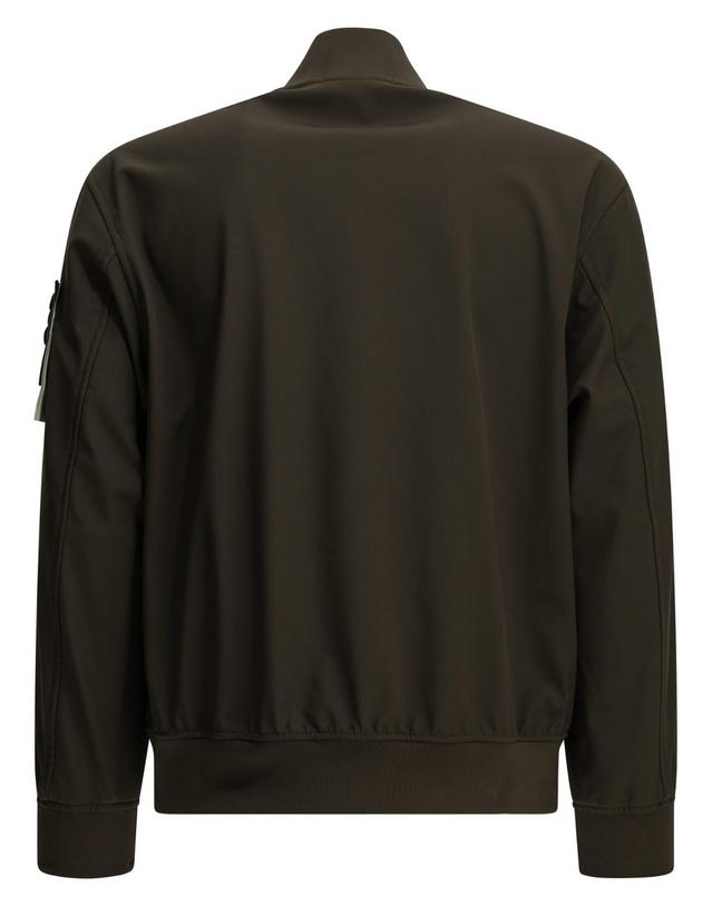 스톤아일랜드 [해외직구][V90]스톤아일랜드 L2S15Q100006S0B22V0078 남성 자켓 코트 Soft Shell Bomber Jacket 착용컷