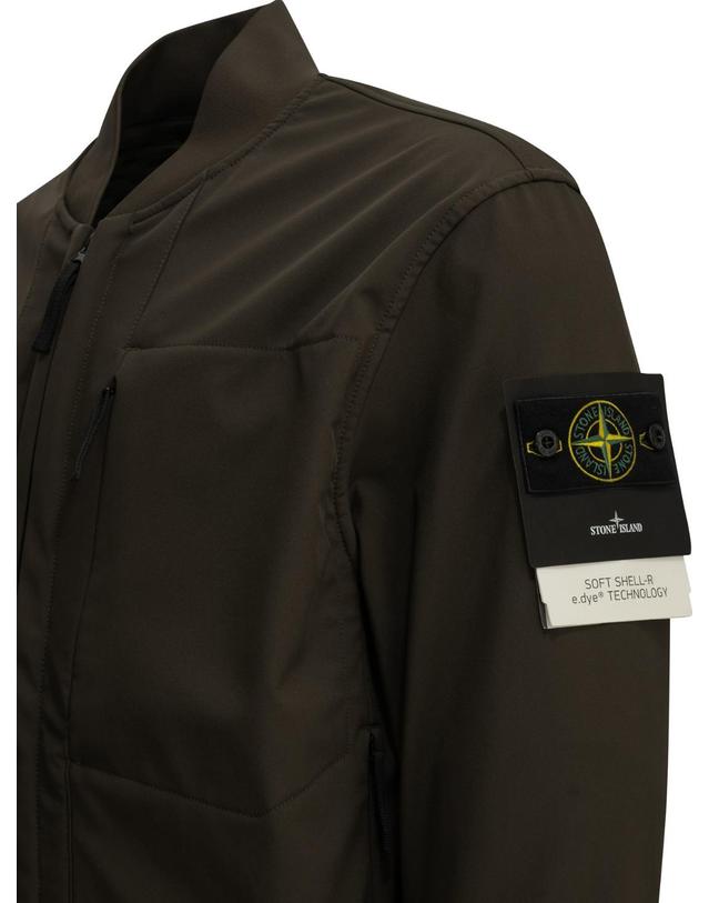 스톤아일랜드 [해외직구][V90]스톤아일랜드 L2S15Q100006S0B22V0078 남성 자켓 코트 Soft Shell Bomber Jacket 착용컷