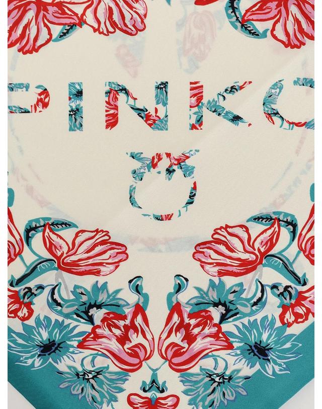 핀코 [해외직구][N85]PINKO 106655 여성 스카프 머플러 목도리 PINKO Swing Triangle Foulard 착용컷