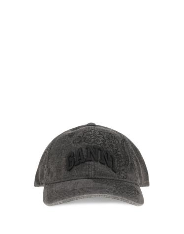 [해외직구][K68]가니 B3020214 055 여성 모자 헤어핀 머리끈 헤어밴드 머리띠 Baseball Cap in embroidered denim