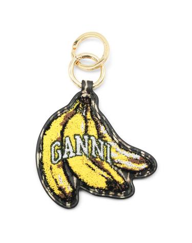 [해외직구][B47]가니 B3010056099 여성 키링 키홀더 BLACK LEATHER KEYRING