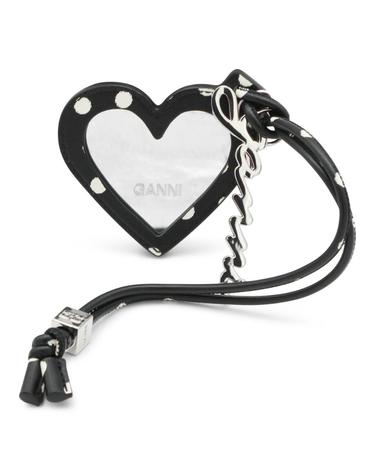 [해외직구][B47]가니 B3010036099 여성 키링 키홀더 BLACK LEATHER KEYRING