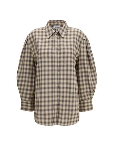 [해외직구][K68]가니 A1140031 873 여성 셔츠 남방 긴팔 반팔 블라우스 Check fannel Shirt