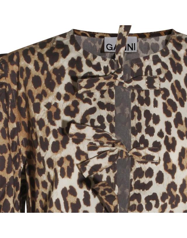 가니 [해외직구][Q11]가니 F9758943 여성 원피스 LEOPARD COTTON DRESS 착용컷