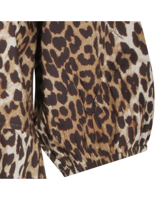가니 [해외직구][Q11]가니 F9758943 여성 원피스 LEOPARD COTTON DRESS 착용컷