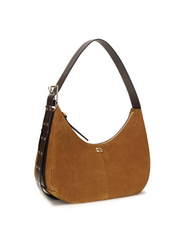 가니 [해외직구][K68]가니 C1040024 983 여성 숄더백 크로스백 버킷백 탑핸들백 Suede vegan Shoulder Bag 착용컷