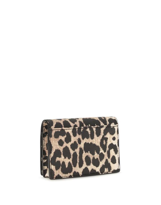 가니 [해외직구][K68]가니 B3010075 859 여성 반지갑 장지갑 카드지갑 Bou animal print Card Holder 착용컷
