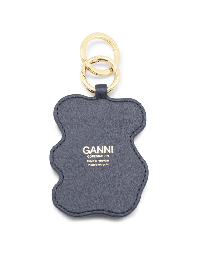 가니 [해외직구][B47]가니 B3010055096 여성 키링 키홀더 BLACK LEATHER KEYRING 착용컷