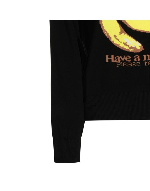 가니 [해외직구][B47]가니 A1150013099 여성 니트 스웨터 가디건 BLACK COTTON KNITWEAR 착용컷