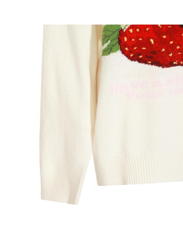 가니 [해외직구][B47]가니 A1150015135 여성 니트 스웨터 가디건 EGRET WOOL BLEND SWEATER 착용컷