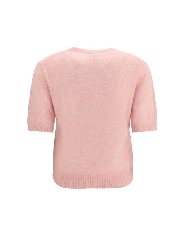가니 [해외직구][K68]가니 A1070093 868 여성 티셔츠 민소매 탑 나시 Alpaca graphic knit T shirt 착용컷