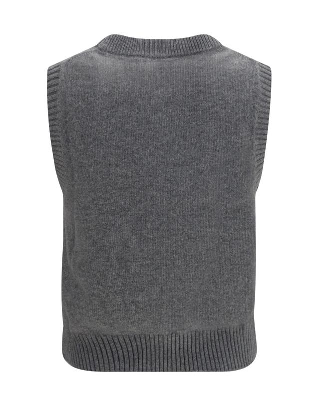 가니 [해외직구][K68]가니 A1180017 920 여성 니트 스웨터 가디건 Wool floral Vest 착용컷