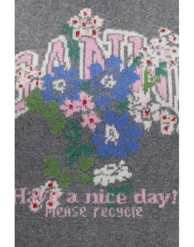 가니 [해외직구][K68]가니 A1180017 920 여성 니트 스웨터 가디건 Wool floral Vest 착용컷