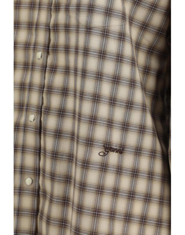 가니 [해외직구][K68]가니 A1140031 873 여성 셔츠 남방 긴팔 반팔 블라우스 Check fannel Shirt 착용컷