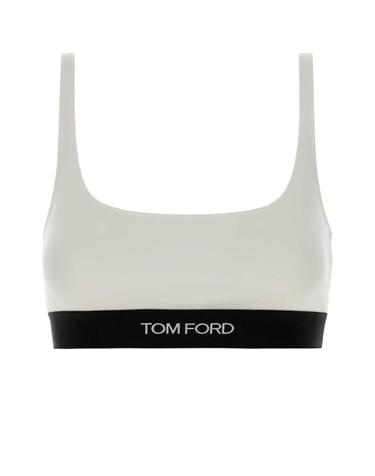 [해외직구][X45]톰포드 BRJ016JEX011 WAB 여성 언더웨어 속옷 팬티 브라 홈웨어 White stretch modal bra