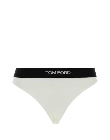 [해외직구][X45]톰포드 KNJ009JEX011 WAB 여성 언더웨어 속옷 팬티 브라 홈웨어 White stretch modal thong