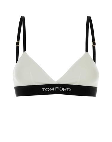 [해외직구][X45]톰포드 BRJ009JEX011 WAB 여성 언더웨어 속옷 팬티 브라 홈웨어 White stretch modal bra