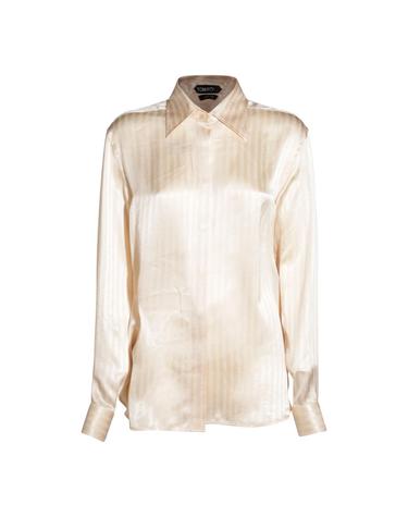 [해외직구][B47]톰포드 CA3276FAX1311CO100 여성 셔츠 남방 블라우스 LIGHT BEIGE SILK SHIRT
