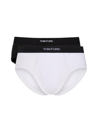 [해외직구][B47]톰포드 T4XC11040999 남성 언더웨어 팬티 브리프 복서 BLACK AND WHITE COTTON SLIPS