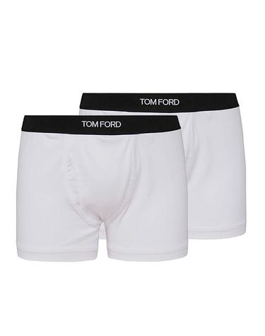 [해외직구][B47]톰포드 T4XC31040100 남성 언더웨어 팬티 브리프 복서 WHITE COTTON BLEND TWO PACK BOXER
