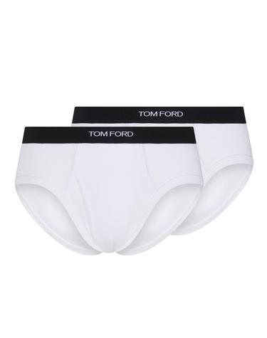 [해외직구][B47]톰포드 T4XC11040100 남성 언더웨어 팬티 브리프 복서 WHITE COTTON TWO PACK BRIEFS