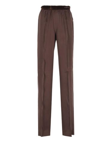 [해외직구][A94]톰포드 PAW683 FAX1720EDB 여성 팬츠 트라우저 바지 TOM FORD TOM FORD Pyjama Trousers