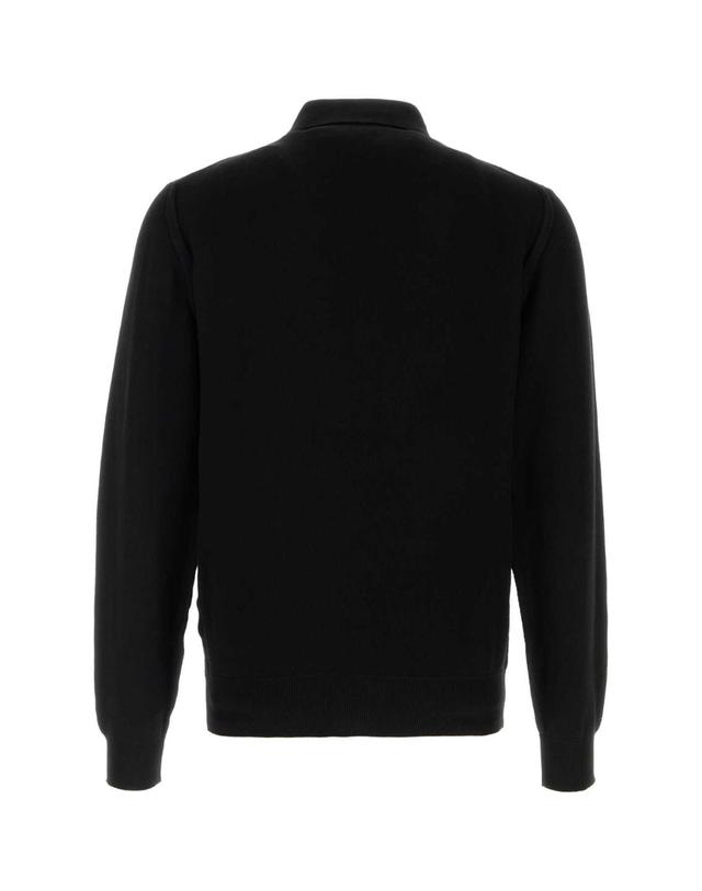 톰포드 [해외직구][X45]톰포드 KPL049YMS142 NAA 남성 폴로 피케셔츠 Black silk blend polo shirt 착용컷