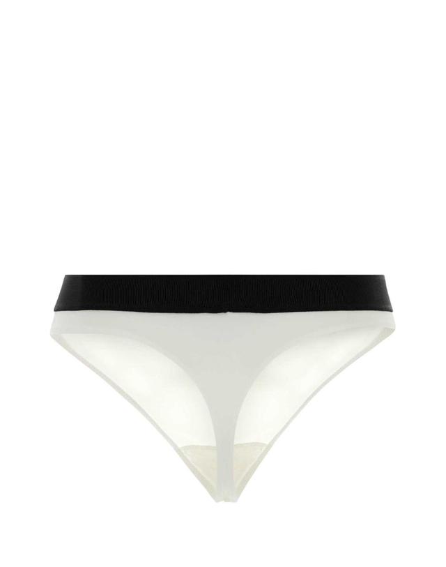톰포드 [해외직구][X45]톰포드 KNJ009JEX011 WAB 여성 언더웨어 속옷 팬티 브라 홈웨어 White stretch modal thong 착용컷