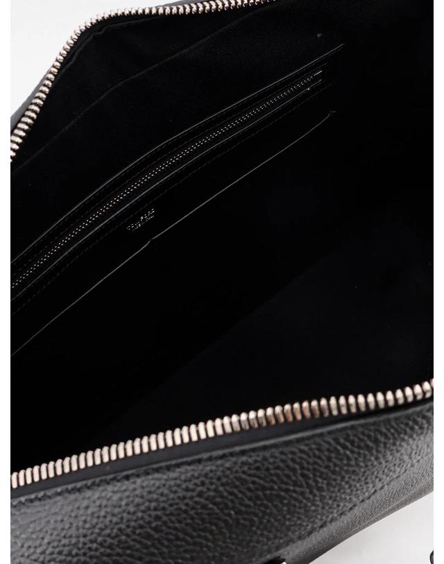 톰포드 [해외직구][N85]톰포드 H0755 남성 서류가방 브리프케이스 토트백 TOM FORD Leather work bag with front lettering logo 착용컷