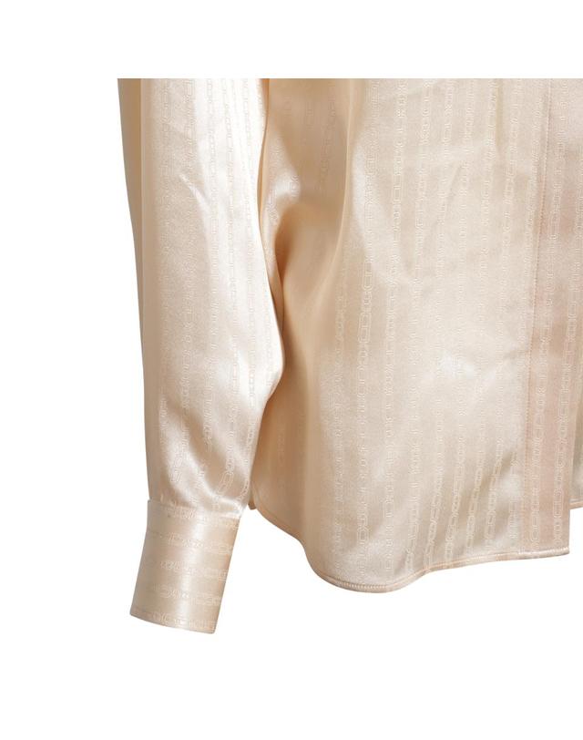 톰포드 [해외직구][B47]톰포드 CA3276FAX1311CO100 여성 셔츠 남방 블라우스 LIGHT BEIGE SILK SHIRT 착용컷