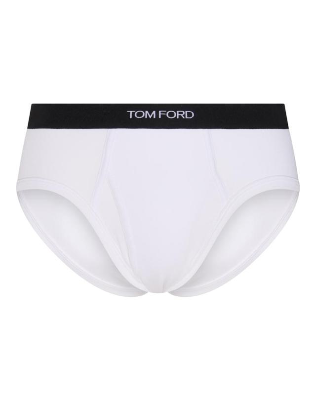 톰포드 [해외직구][B47]톰포드 T4XC11040100 남성 언더웨어 팬티 브리프 복서 WHITE COTTON TWO PACK BRIEFS 착용컷