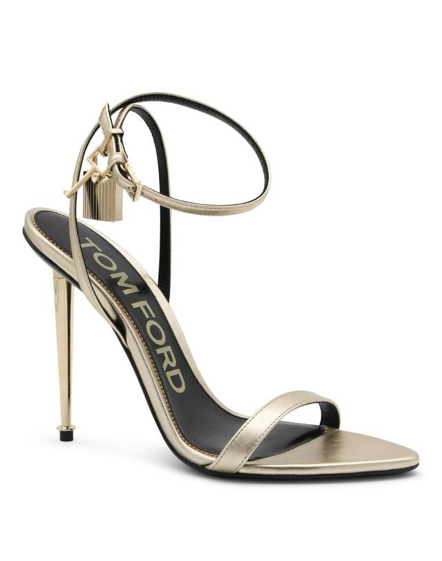 톰포드 [해외직구][B47]톰포드 W2272LSP014PYAC 여성 샌들 플립플랍 슬리퍼 GOLD LEATHER SANDALS 착용컷