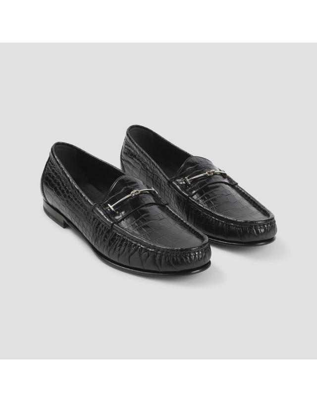 톰포드 [해외직구][D14]톰포드 J1670LCL395P NAA BLACK 남성 로퍼 모카신 단화 Tom Ford Loafer 착용컷