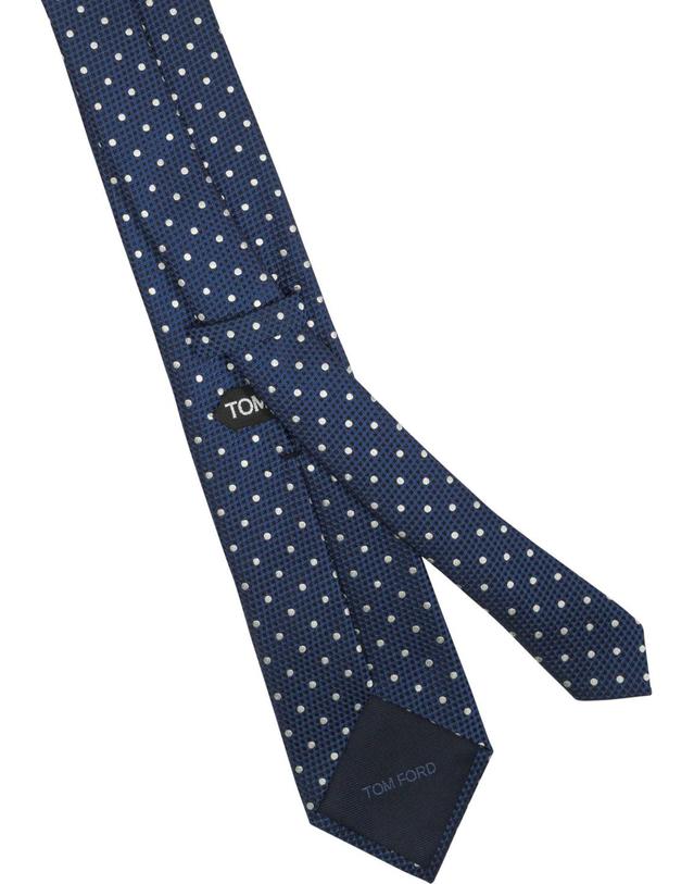 톰포드 [해외직구][V90]톰포드 STE001S0248UBY 남성 넥타이 보타이 Polka dot silk tie 착용컷
