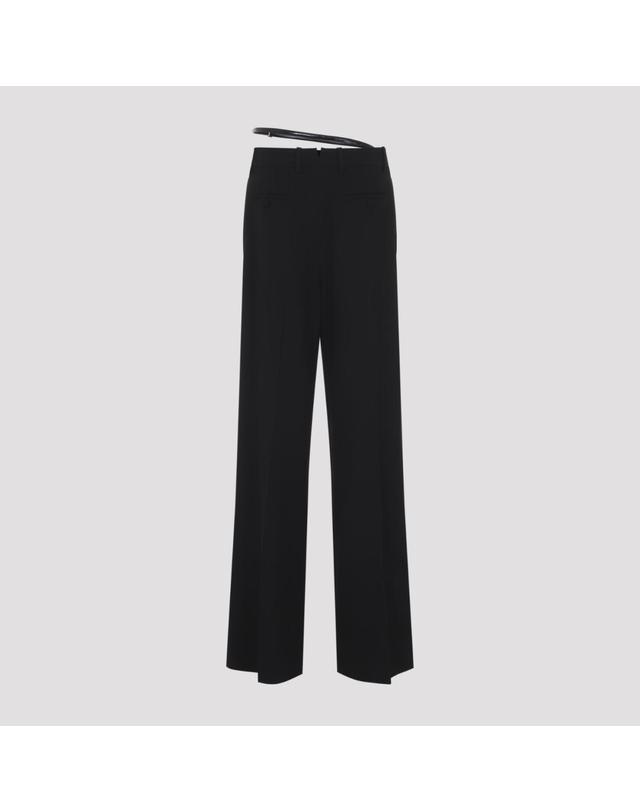 톰포드 [해외직구][D14]톰포드 PAW721FAX1667 NAA BLACK 여성 팬츠 하의 트라우저 바지 Tom Ford Tailored Pants 착용컷