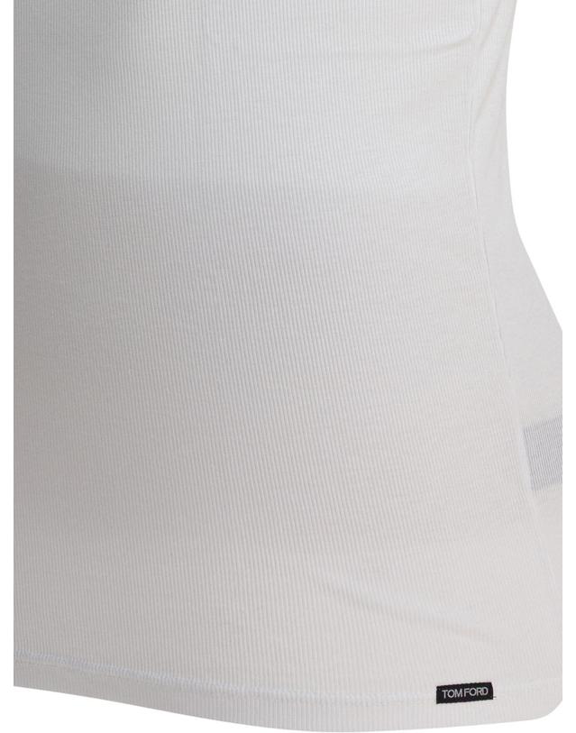 톰포드 [해외직구][V90]톰포드 T4D101210100 남성 언더웨어 드로즈 팬티 내의 Cotton and modal undershirt 착용컷