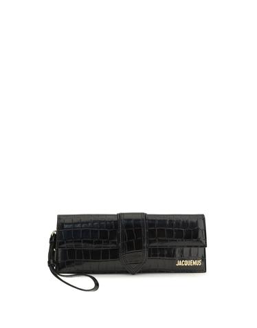 [해외직구][K68]쟈크뮈스 BAW00477AC07A05 990 여성 클러치 파우치백 미니백 Crocodile effect Bambino Pouch