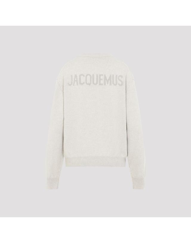 자크뮈스 [해외직구][D14]쟈크뮈스 SWW00644AK00347 130 LIGHT BEIGE 여성 스웨터 니트 가디건 Jacquemus Moulin Sweater 착용컷