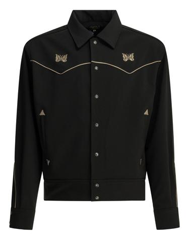 [해외직구][V90]니들스 SX223C Black 남성 자켓 코트 Piping Cowboy overshirt jacket