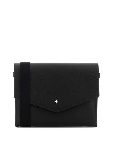 [해외직구][X45]몽블랑 221632 000 남성 크로스백 숄더백 메신저백 Black leather Companion crossbody bag