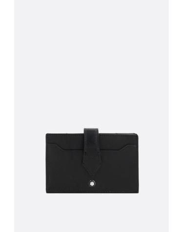 [해외직구][E32]몽블랑 199317BLACK 남성 카드지갑 카드홀더 MONTBLANC Meisterstuck card case in smooth leather